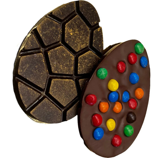 Paasei reep in verschillende smaken en met verschillende toppings