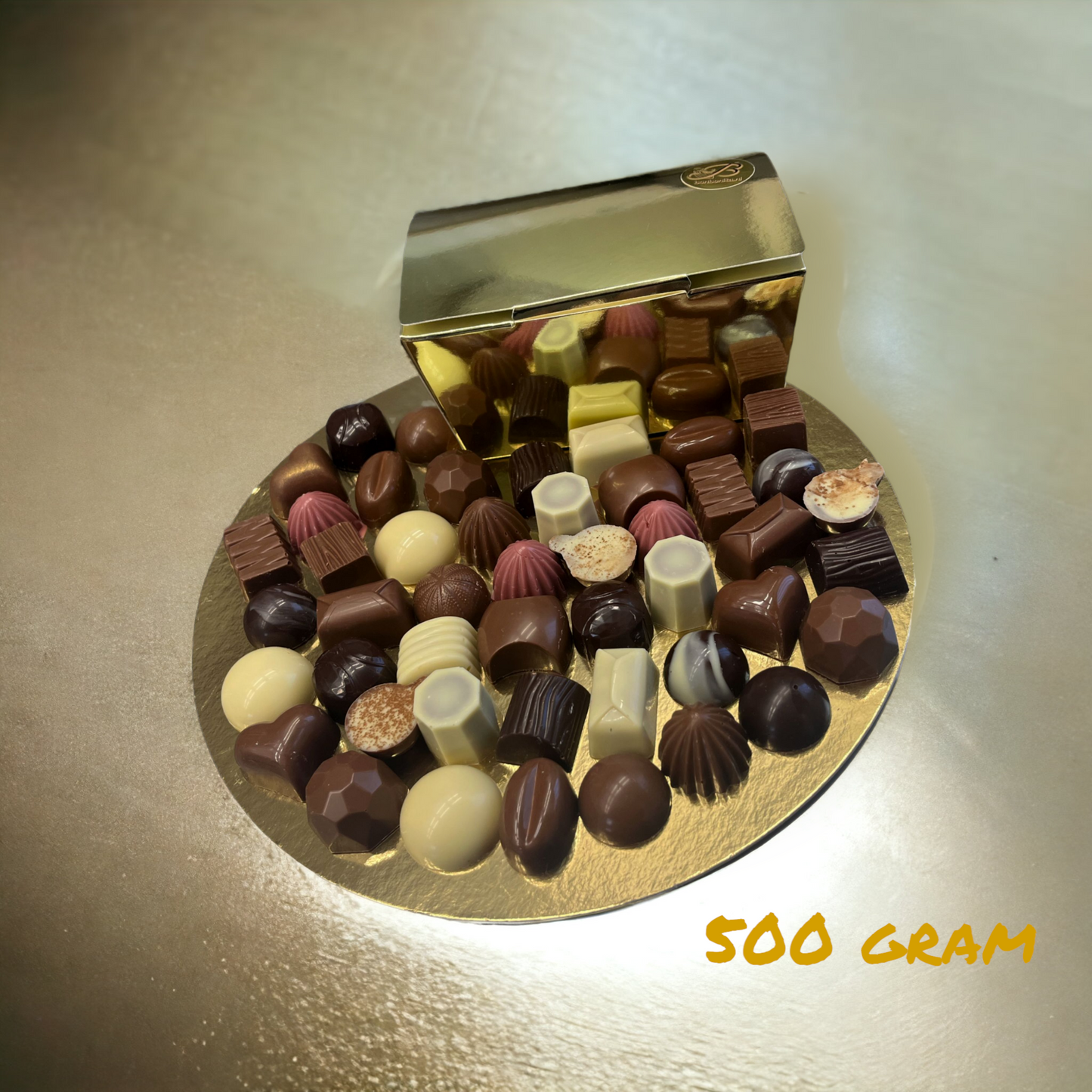 Ballotin gevuld met bonbons assorti L