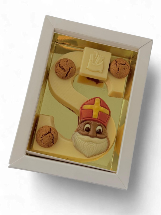 Speculooscreme gevulde chocoladeletter