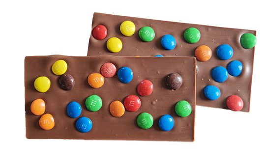 Chocolatederepen met m&m's per 2