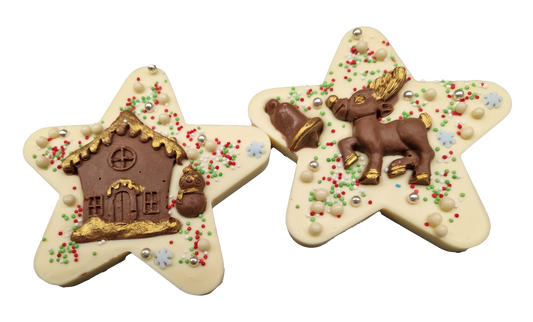 Kerst breekchocolade om te delen